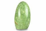 Free-Standing, Polished Green Chrysoprase - Madagascar #293423-1